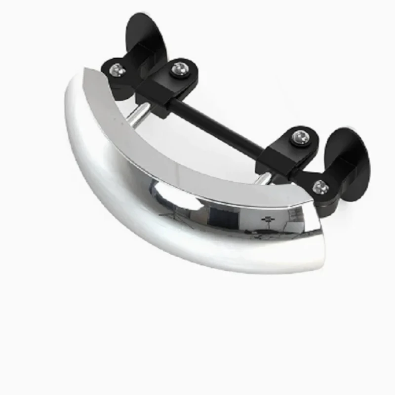 Adjustable 180° Wide Angle Blind Spot Mirror Self-Adhesive Motorcycle Windshield Auxiliary Rearview Mirror