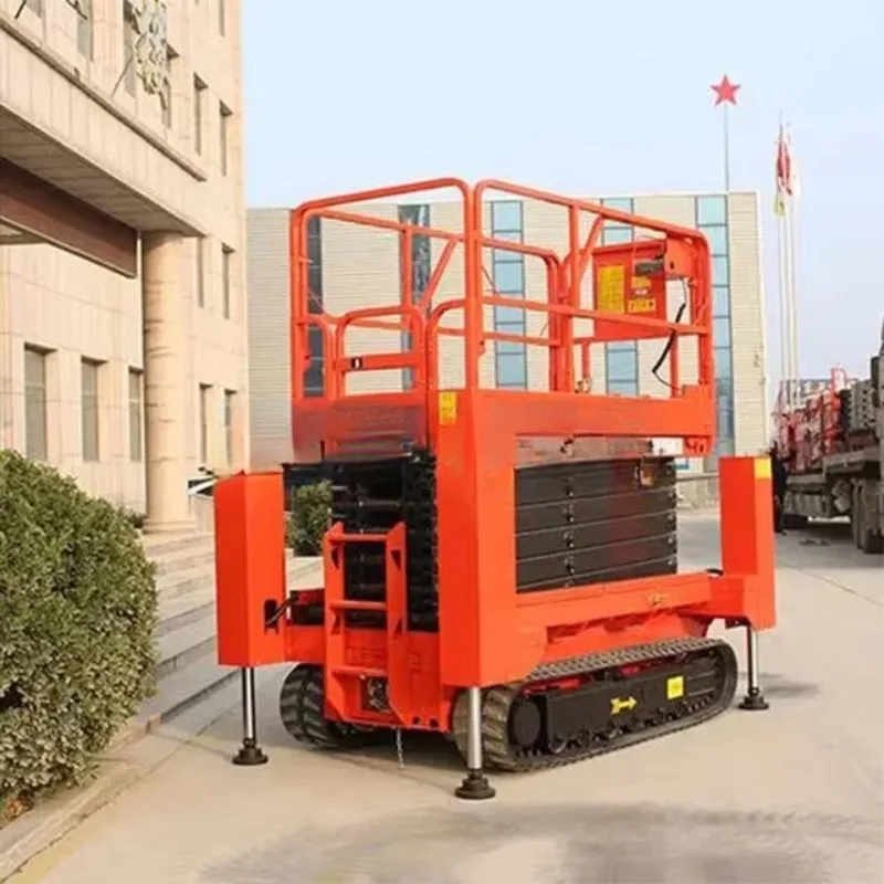Electric Scissor Lift All-terrain Scissor Lift  Tracked Scissor Lift