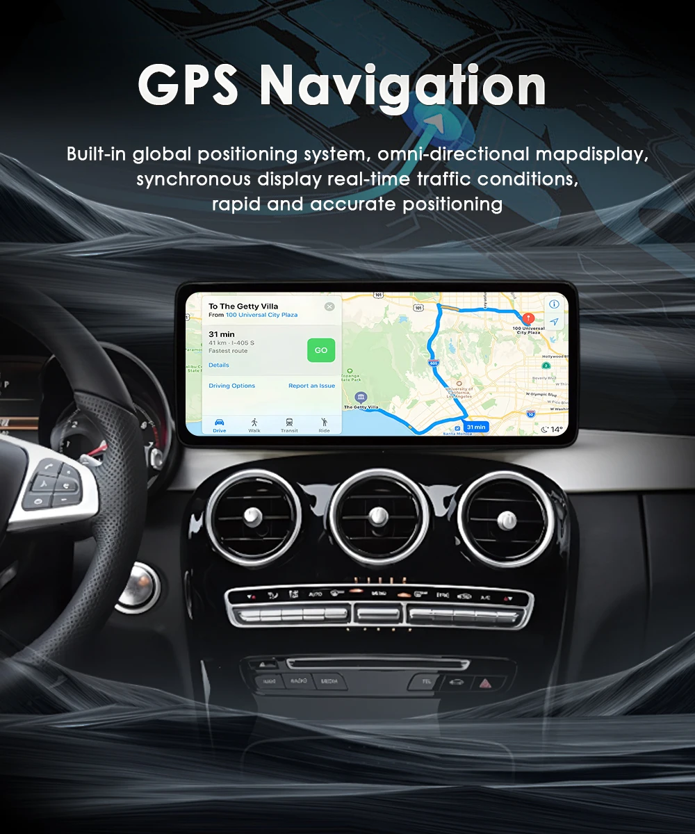 Kabelloses Carplay für Mercedes Benz E-Klasse W212 2009-2015 Android 16 Autoradio Video DSP Stereo GPS QLED Touchscreen 4G WiFi BT – Detail 11