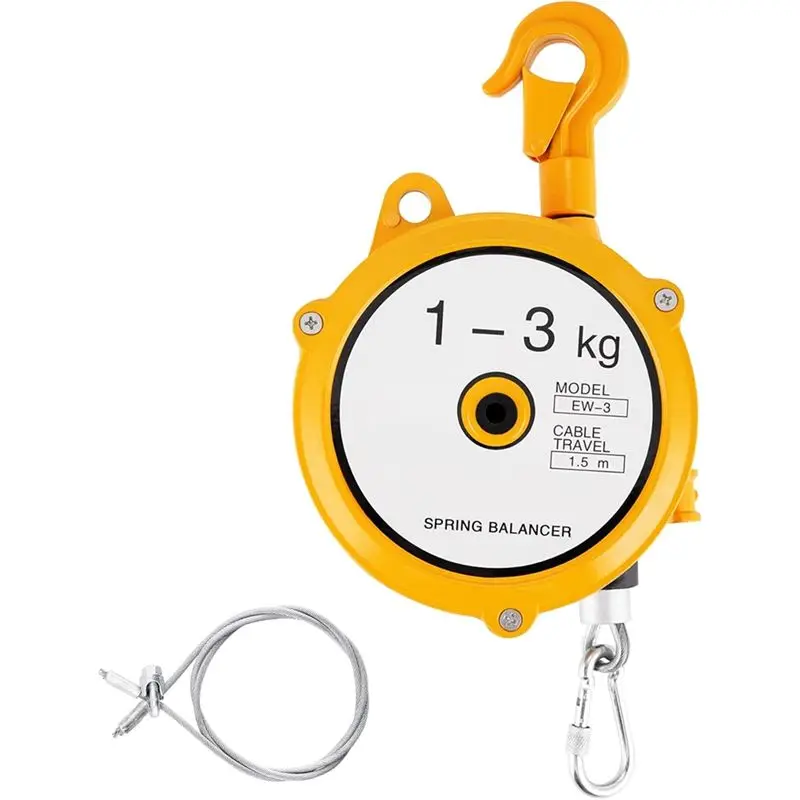 B69C Hanging Holding Equipment, Retractable Spring Balancer, 2-7 Lbs(1-3 Kg) Spring Tool