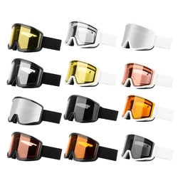 Unisex Ski Goggles, Fog Resistant Skiing Snowboarding Goggles, Snow Goggles Cycling Motorcycle Goggles for Women Men
