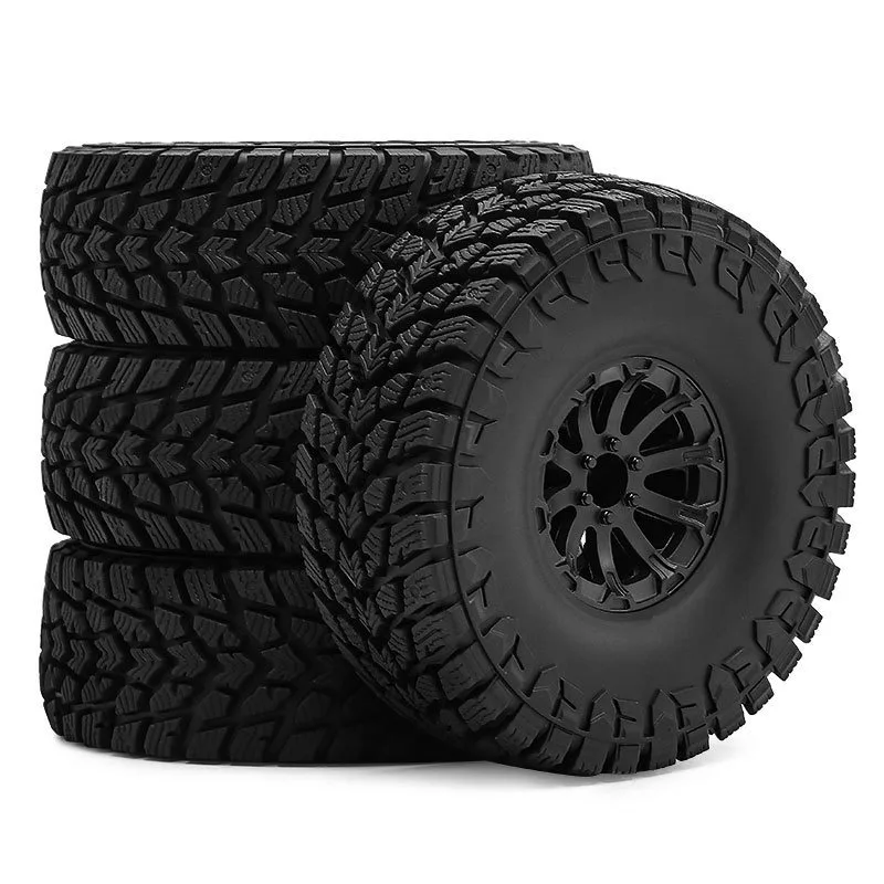 Neumáticos de goma para roca de 119MM y 1,9 pulgadas, neumáticos para subir para coche trepador de control remoto Axial SCX10 1/10 90046 TRX4 Redcat Gen8