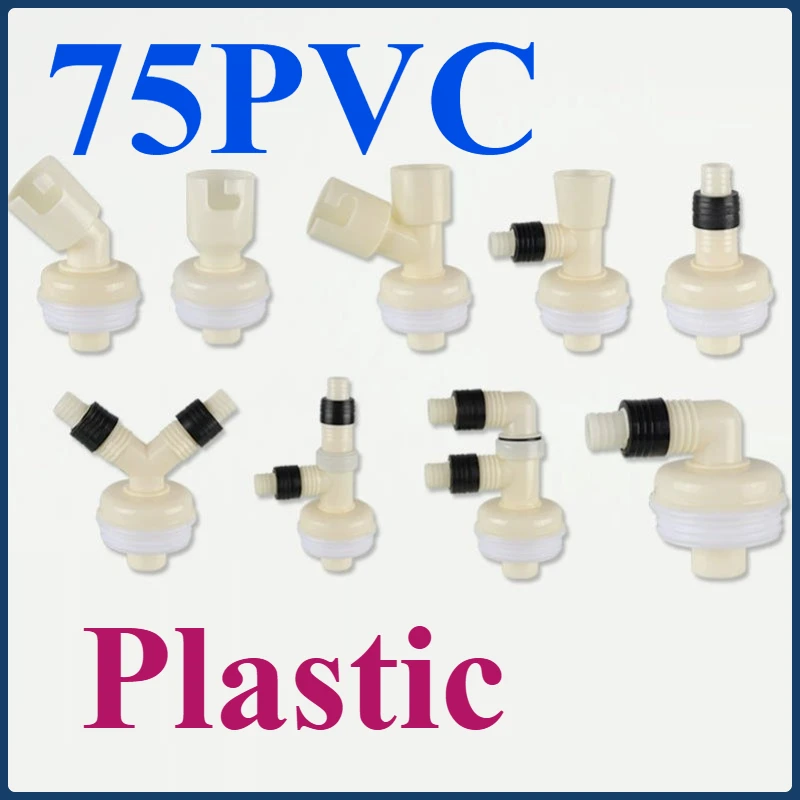 

75 PVC Pipe Anti-Bug Backflow Prevention Joint - Washer Drain Tee, Roller Dish Basin & Wash Basin Drainage
