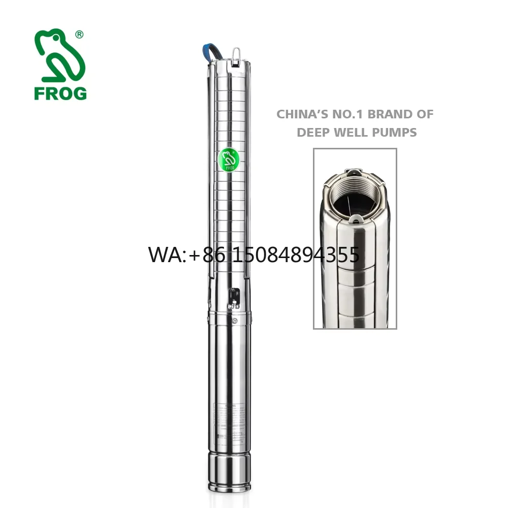 Cheap Stainless Steel Submersible Solar 6 Inch Water Pump - Eco-Smart AC/DC Agricultural & Industrial Use Deep Well Pumps