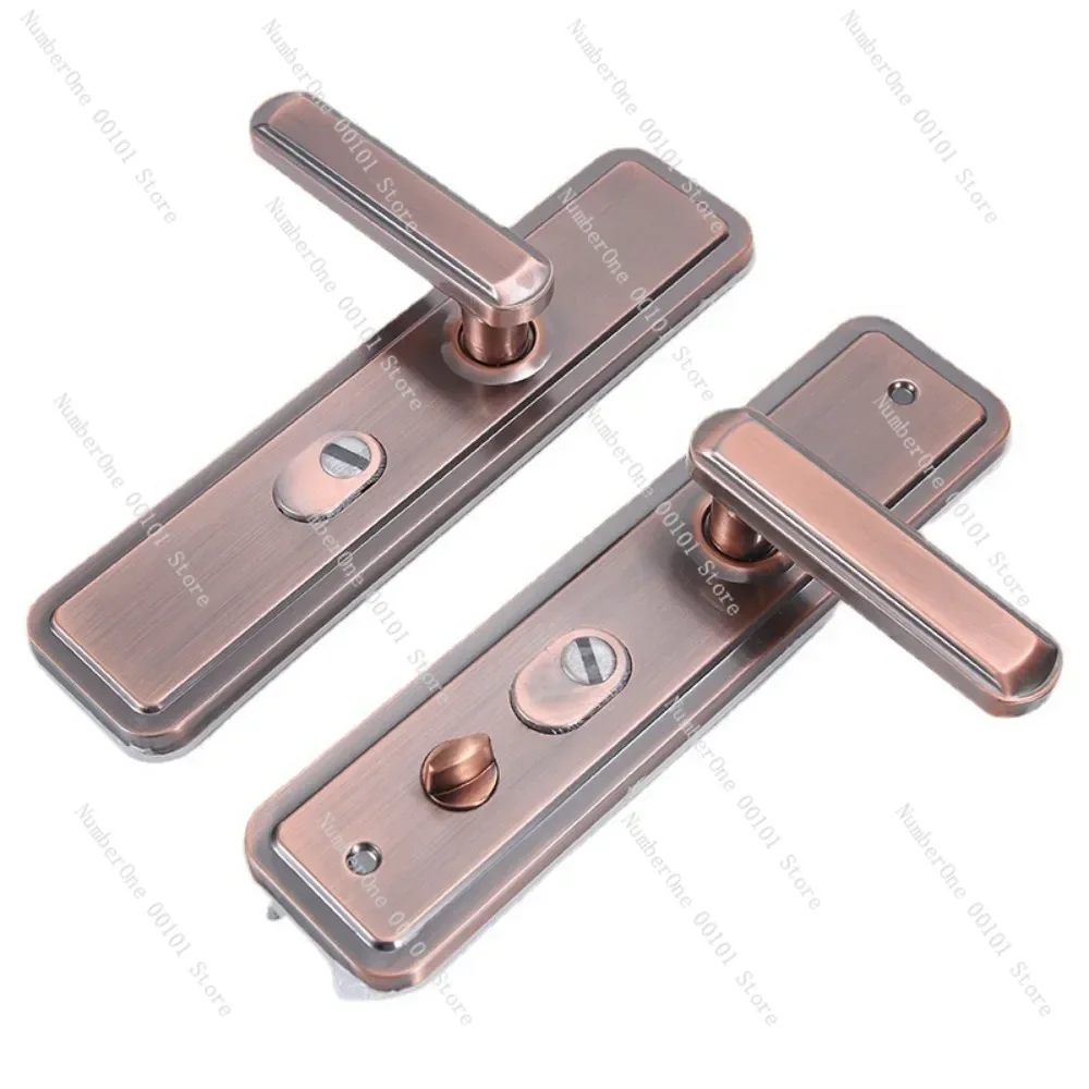 

Универсальная двусторонняя многофункциональная дверная ручка 68 мм, противоугонный и противоскользящий домашний дверной рычаг, ручка замка с двойной пружиной