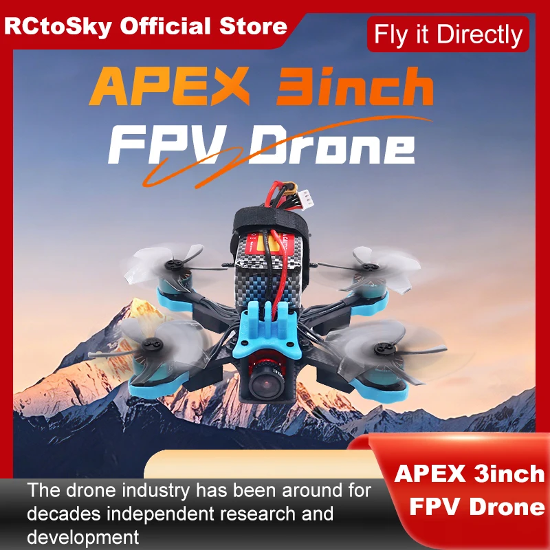 B-CUBE APEX 3inch FPV Drone Frame Kit Carbon Fiber Racing Drone Quadcopter INAV Beatflight F722 F745 Ardupilot Flight Control