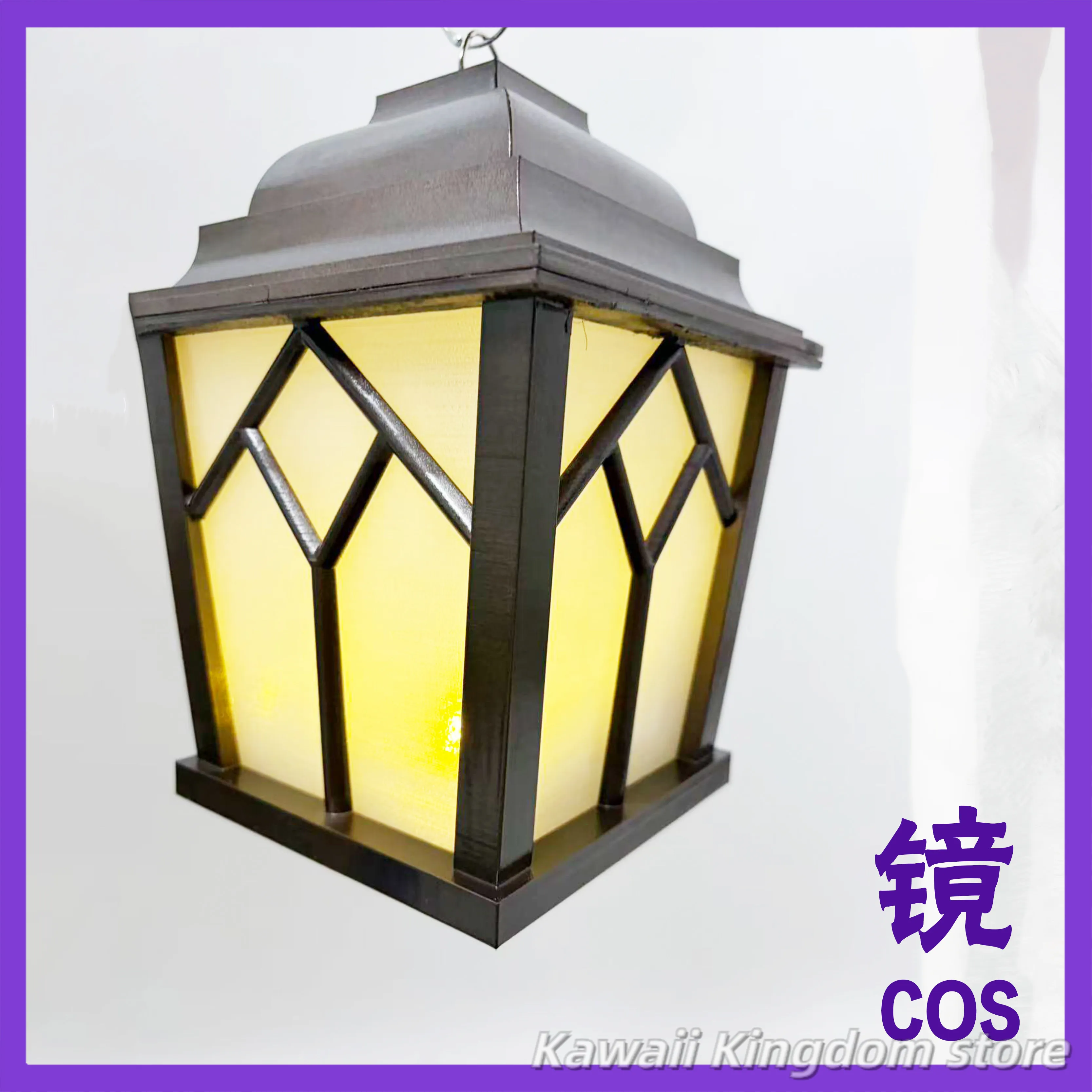 

Фонарь для косплея по аниме Ciel Phantomhive, реквизит для Хэллоуина, ручной светящийся фонарь в виде маленького дьявола, длина 16,5 см, ширина 23 см, высота 23 см.