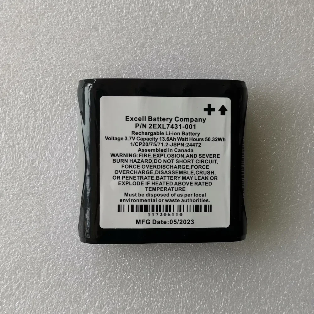 แบตเตอรี่ 1 ชิ้นสําหรับ SHC500 Archer2 และแบตเตอรี่สําหรับ FC-500 FC300 Data Controller, หมายเลขรุ่น 2EXL7431-001, 24472, 2EXL7526, 27221