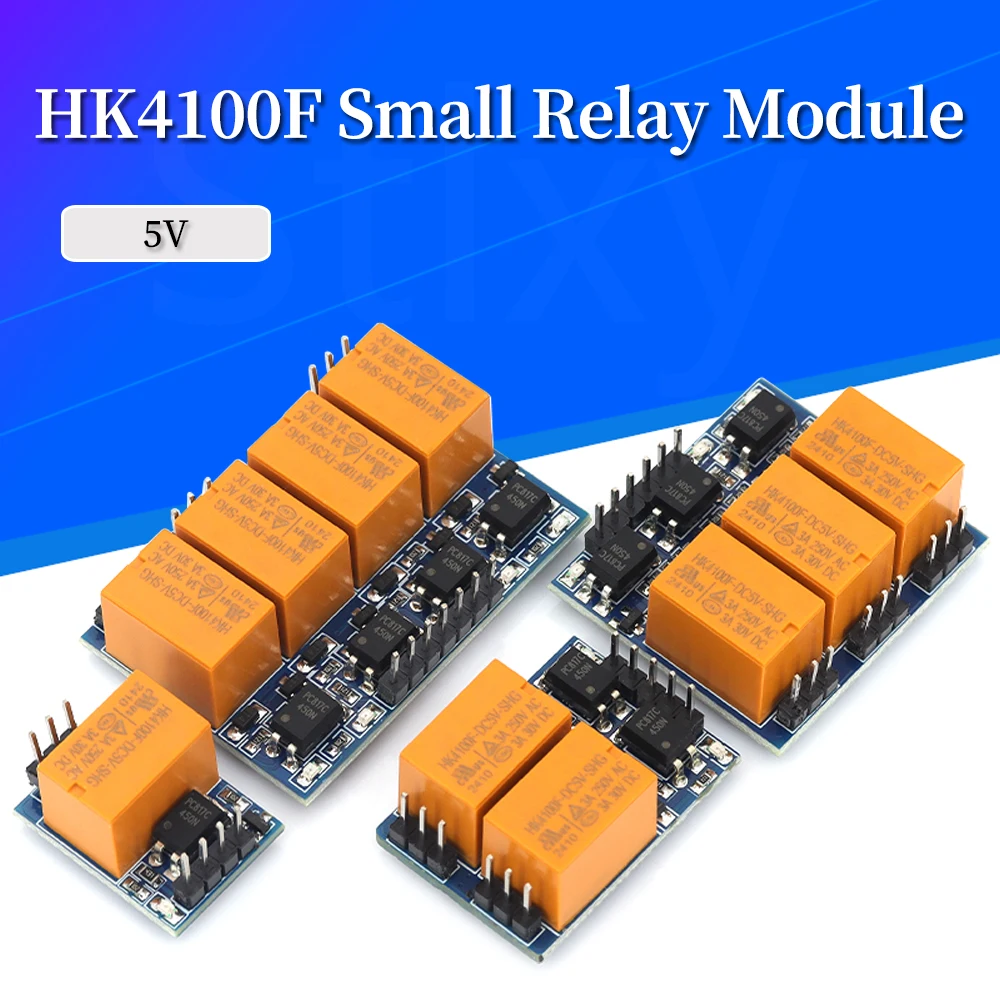 HK4100F 3.3-5V Optocoupler Isolation Relay Module Small 3A 250VAC Micro Control Switch Trigger Single Channel Relay Module