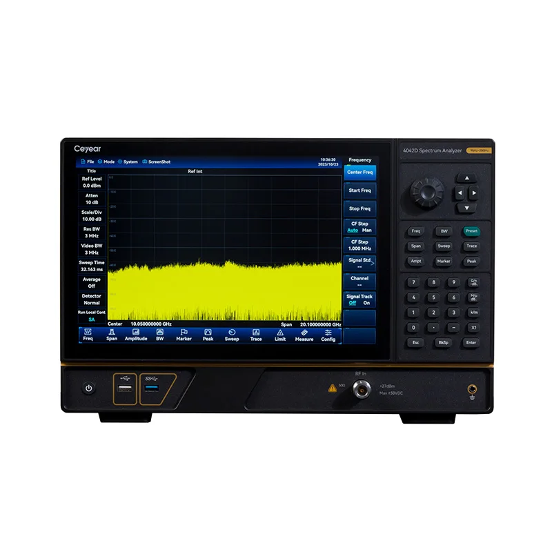 Ceyear 4042B Portable Spectrum Analyzer with 9Khz~9Ghz Frequency Range 3-Year Warranty 377x250x119.5mm Dimensions