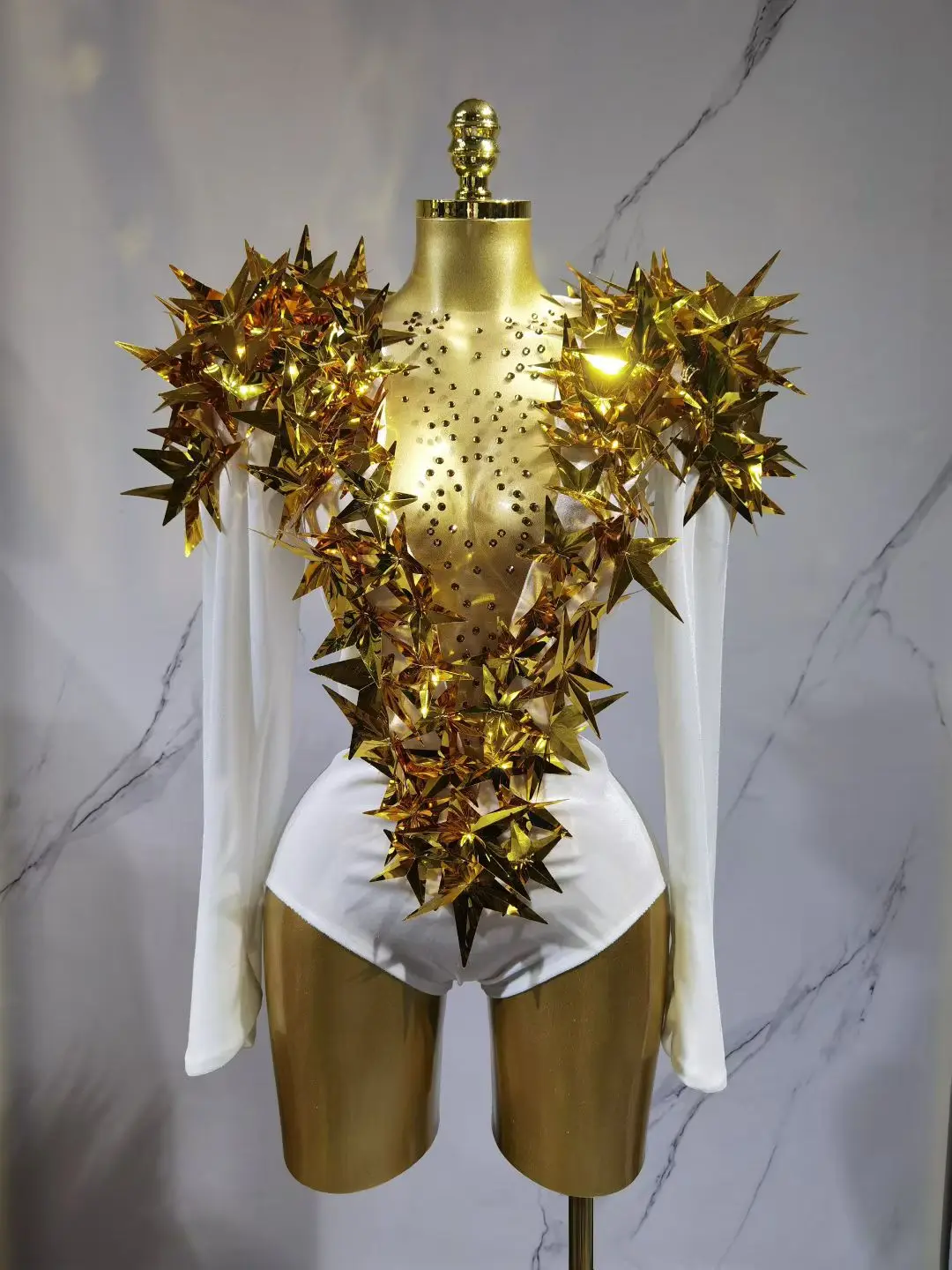 sexy-black-gold-star-sequin-velvet-high-slit-jumpsuit-bargogo-dance-costume-y008-high-waisted-form-fitting-eveningwear