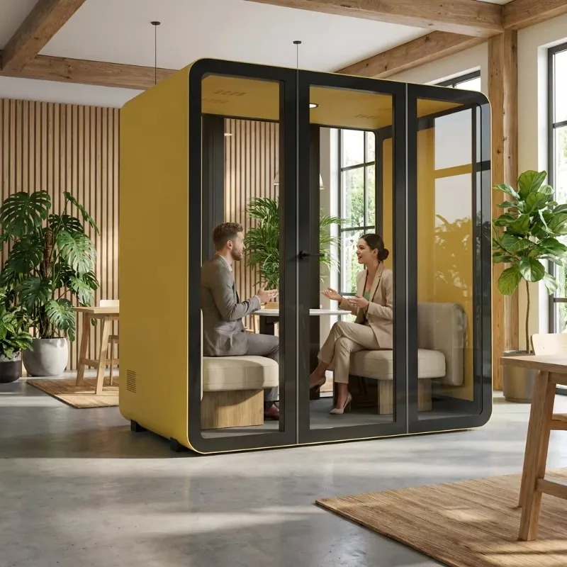 Durable Multifunction Soundproof Office Pods Movable Privacy Meeting Booth School Home Office Hotels Hot Sale