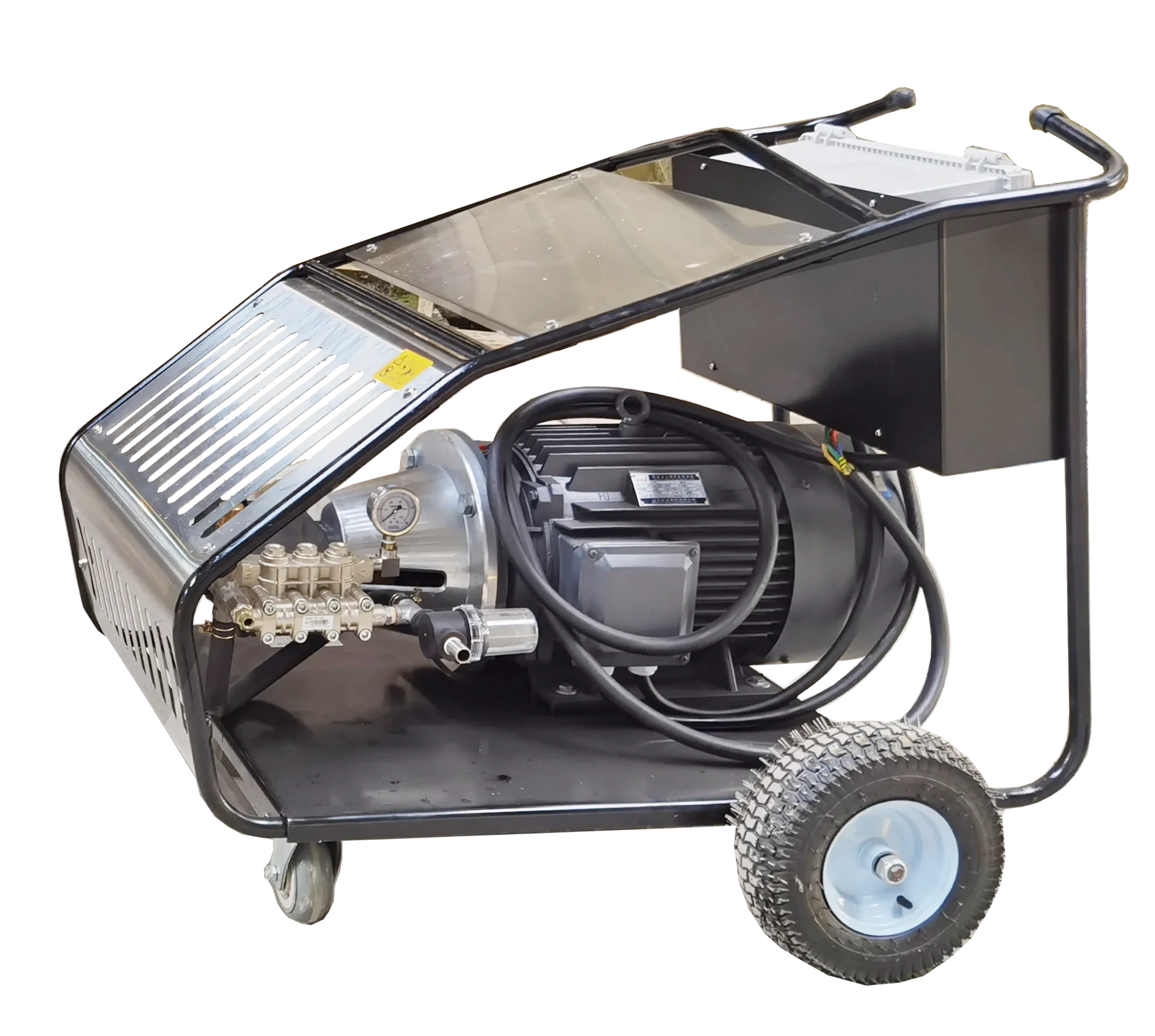 New 500bar 7000PSI 22KW Industrial Use Electric Condenser Tube Removing Paint Rust Cold Water Cleaning High Pressure Cleaner