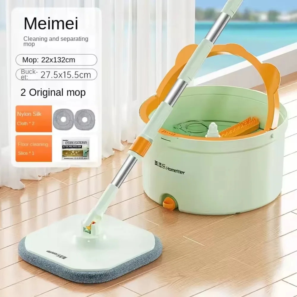 Handwaschfreier rotierender Mopp, nass und trocken, tragbarer, wasserabsorbierender