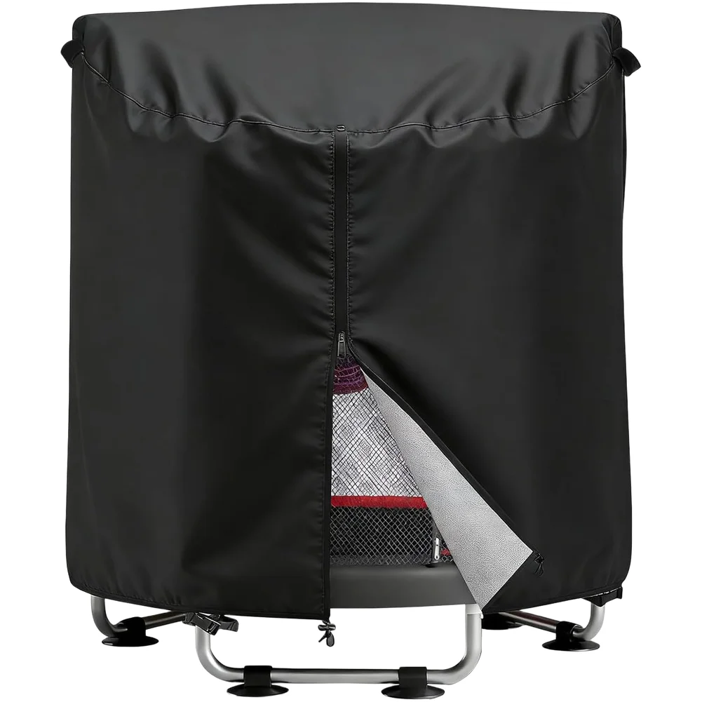 For Outdoor Rebounder Protection 420D Oxford Bounce Cover For Rainy Season Protection Strap Buckle Fixation Smooth Side Zipper