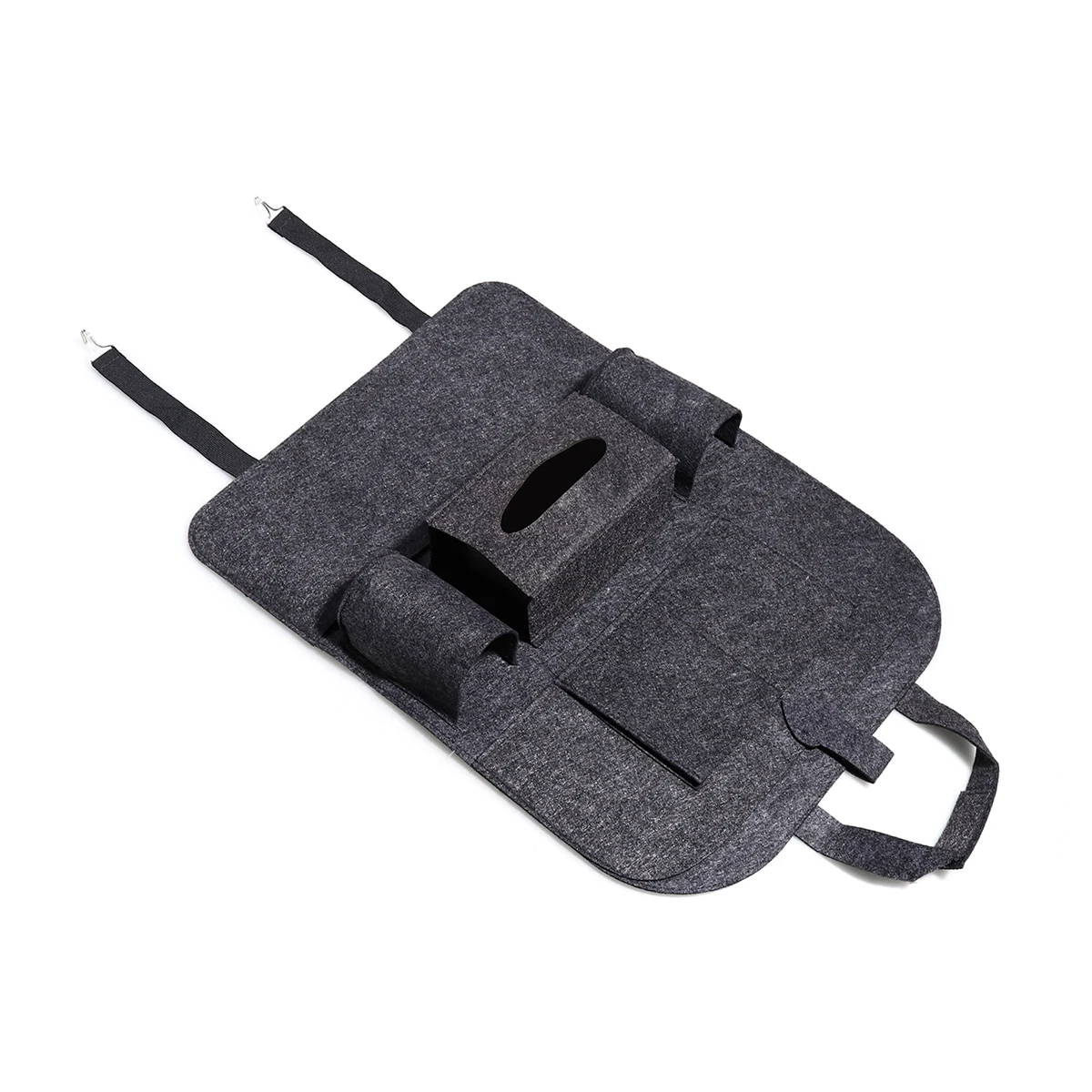 

Car Storage 6 Car Storage Pockets Large Capacity Kids Travel Organizer Black Felt Backseat Auto Accessories Home Use