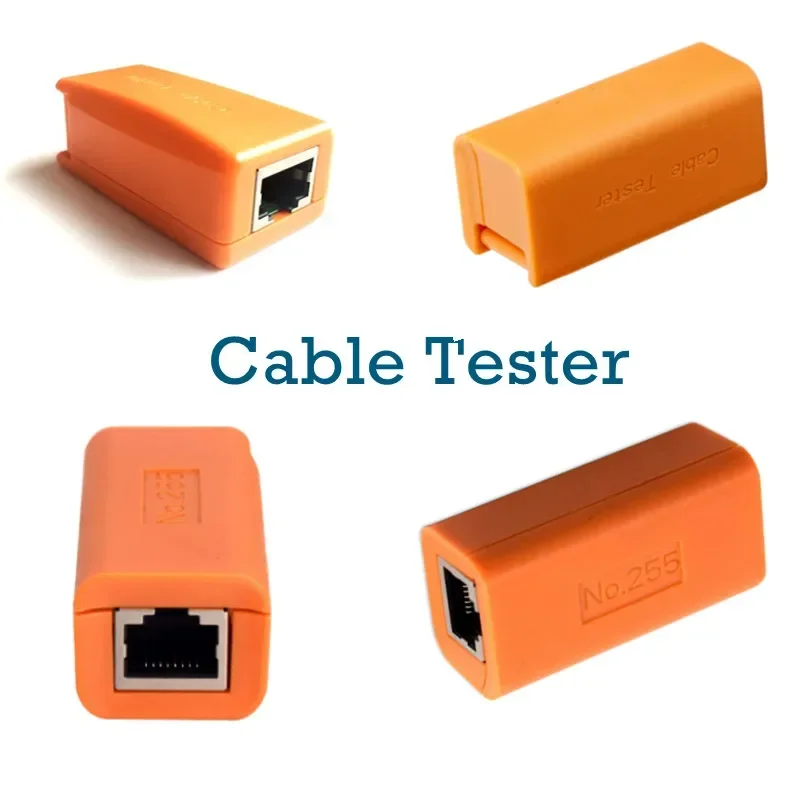 UTP Cable Tester NO 255 for CCTV Tester Detect The Near-end Mid-end And Far-end Fault Point Of The Network Cable Crystal Head