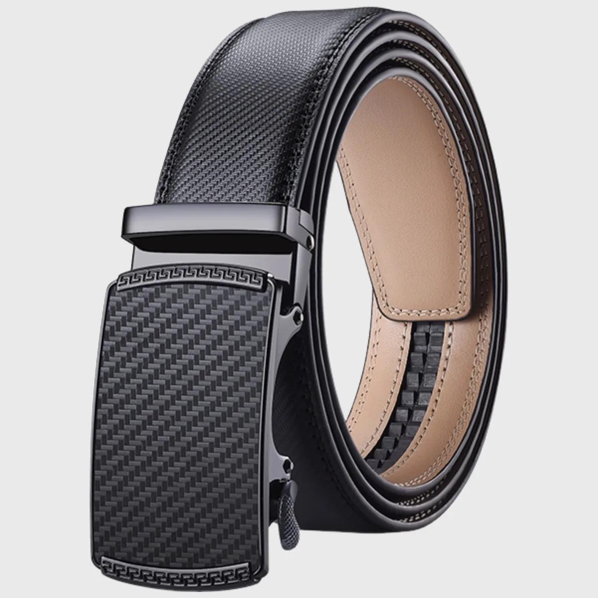 A fashionable belt for business men, paired with jeans or suit pants, suitable for daily commuting, both beautiful and practical