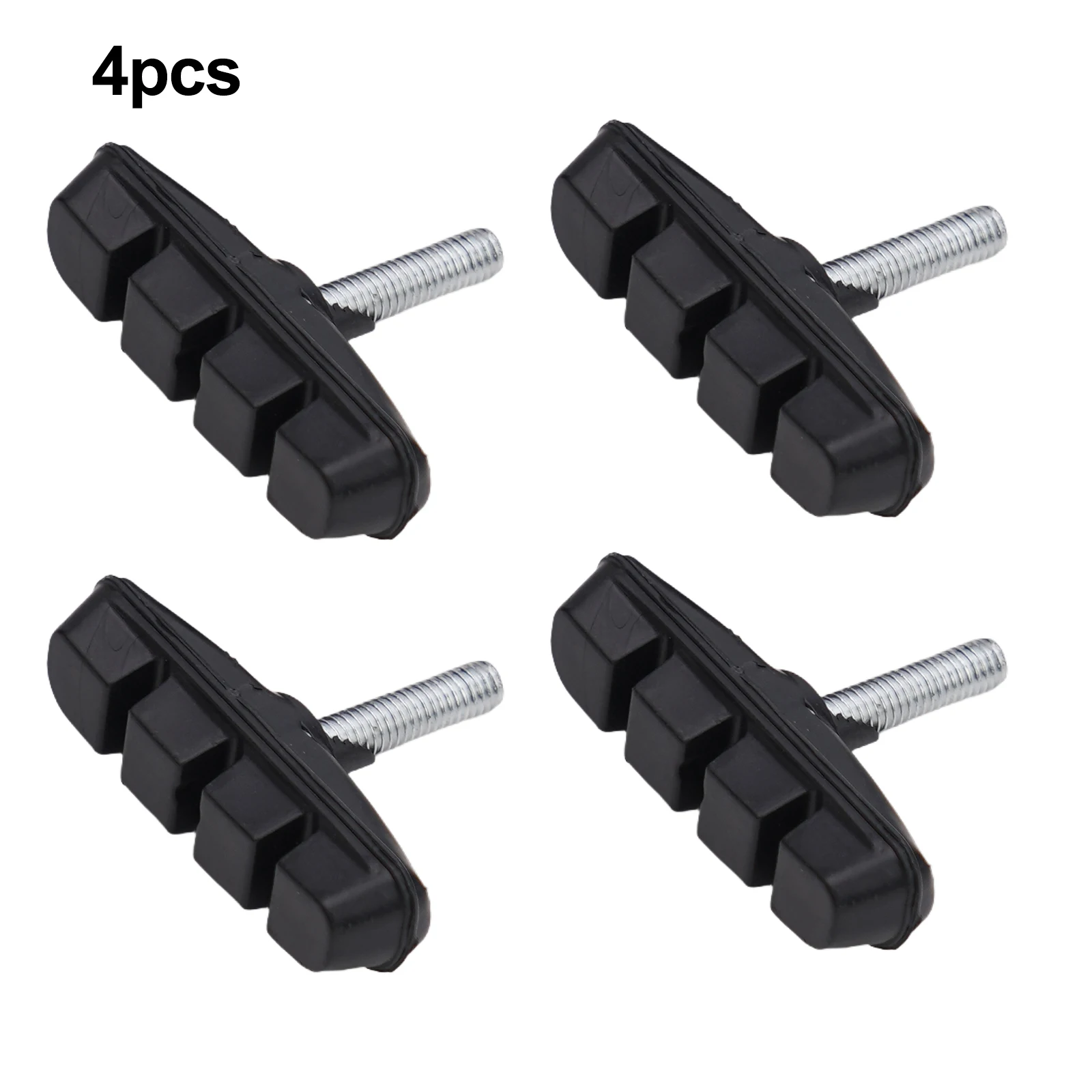 4pcs Bicycle Brake Parts Cantilever Mountain Road Cycles BIKE BRAKE PADS 55mm Threadless Post Blocks Shoes   New