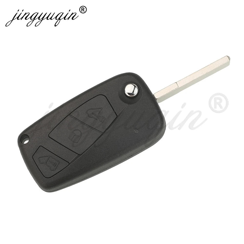 jingyuqin Flip Folding Remote Car Key Case Shell Cover Fob For FIAT Iveco Punto Ducato Stilo Panda Idea Doblo Bravo 2/3 Buttons - view 2