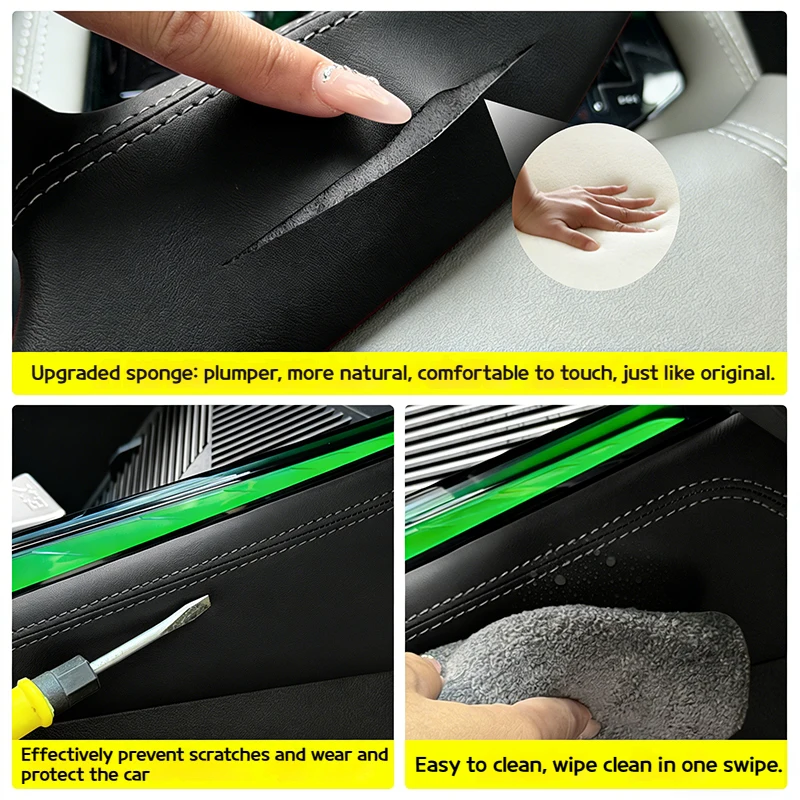 

For BMW X3 G45 2025 Car Central control saddle-side anti-kick protection seam and sponge interior accessories for vehicles