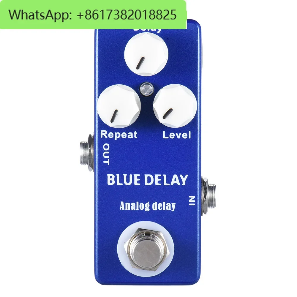 Moskyaudio Blue Delay deep blue guitar delay effector