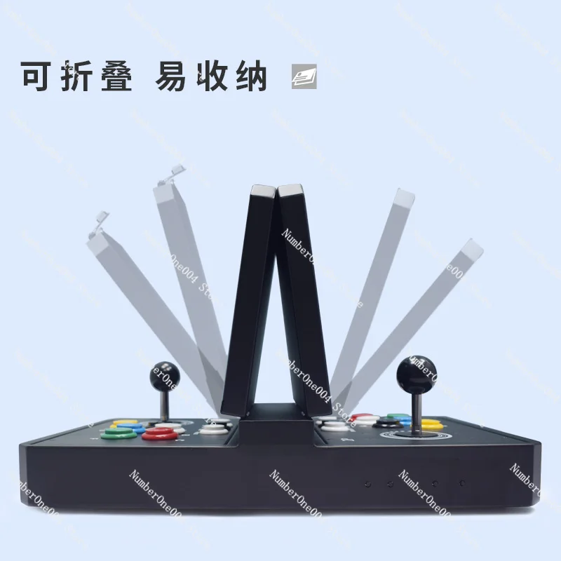 Machine de jeu d'arcade domestique, Portable et pliable, Joystick à Double écran, tout-en-un