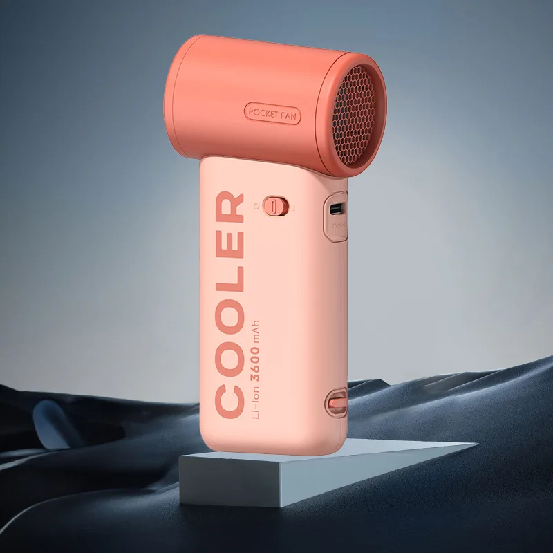 2025 ใหม่รุนแรงTurboความเร็วสูงพัดลมมือถือS25 2000-4000MAhแบตเตอรี่กลางแจ้งแบบพกพาชาร์จUsb Strong Wind 100 ระดับ