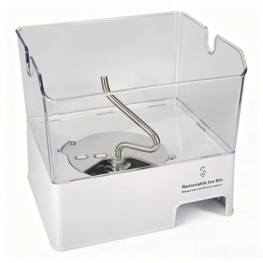 

WPW10347093 Removable Ice Bin Compatible with Whirlpool Ice Bucket Replacement W10347093 Ice Maker Assembly for Whirlpool Refri