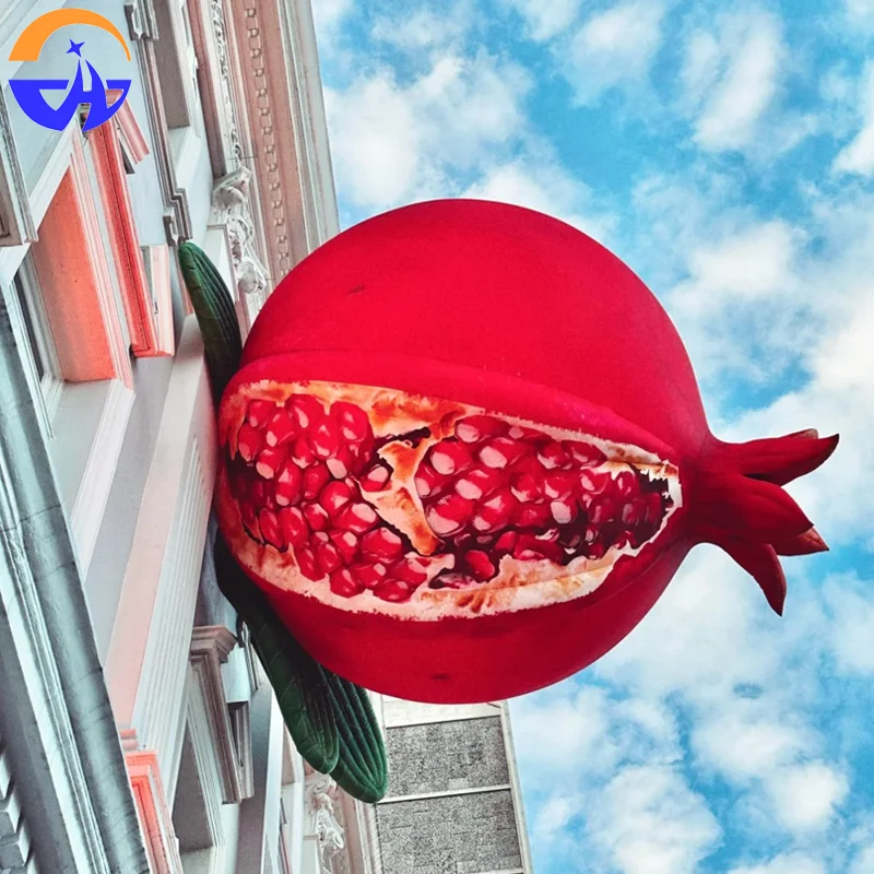 

Индивидуальная надувная мультяшная воздушная модель граната-летние фрукты, надувной реквизит для уличного украшения
