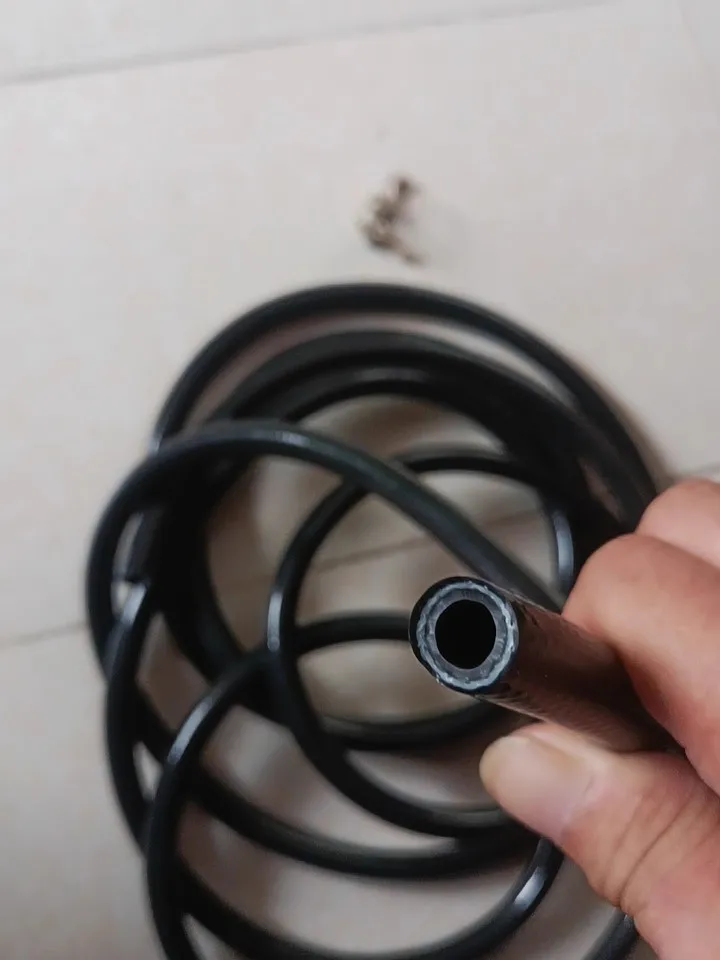 PVC Rubber High-Pressure Hose Explosion-Proof Oil-Resistant Corrosion-Resistant High-pressure water hose /Air hose Length 1M