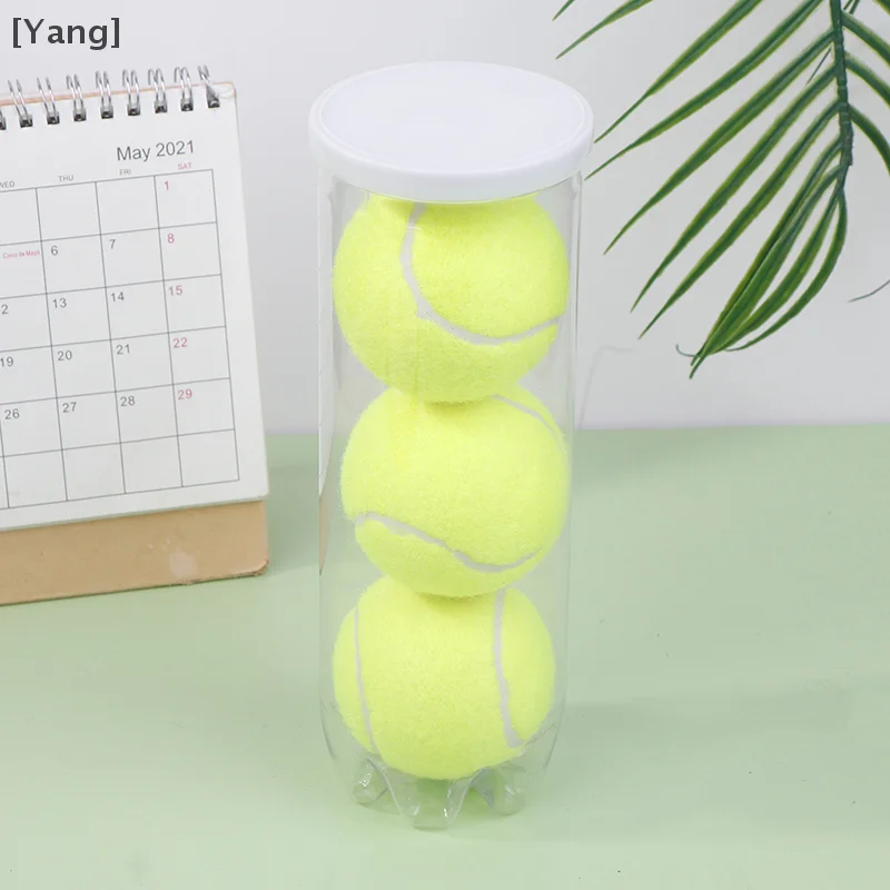 3Pcs/Can Tennis Balls Competition Training Tennis Balls High Bounce Practice Tennis Balls For Adult And Youth Beginners