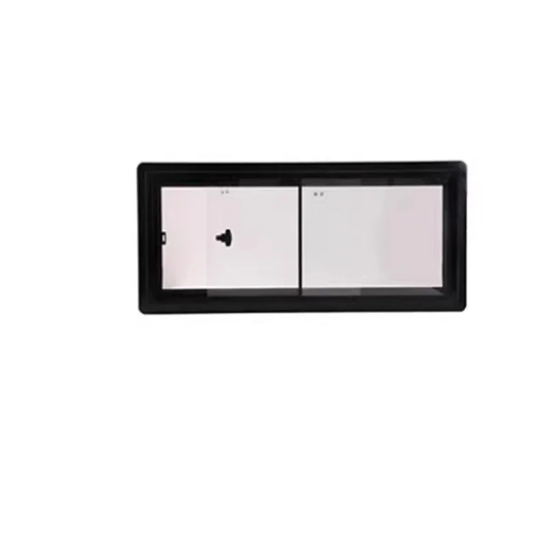 Camper Accessories Side Window ABS Material Soundproofing With Blackout Curtain insect proof For RV Caravan Motorhome