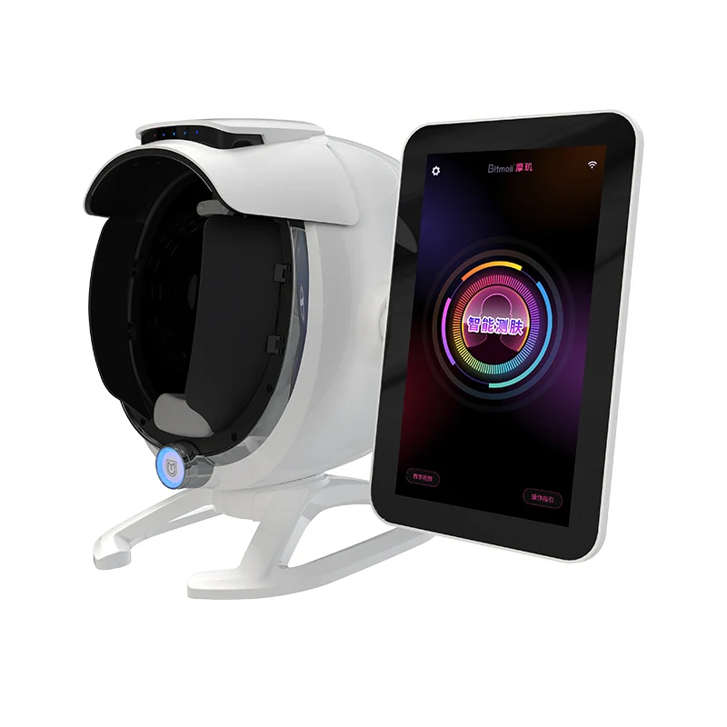 AI 3D Skin Analysis Scanner Diagnosis 8 Spectrum Professional Analysis Skin Tester Detection Skin Problem Beauty Salon Equipment