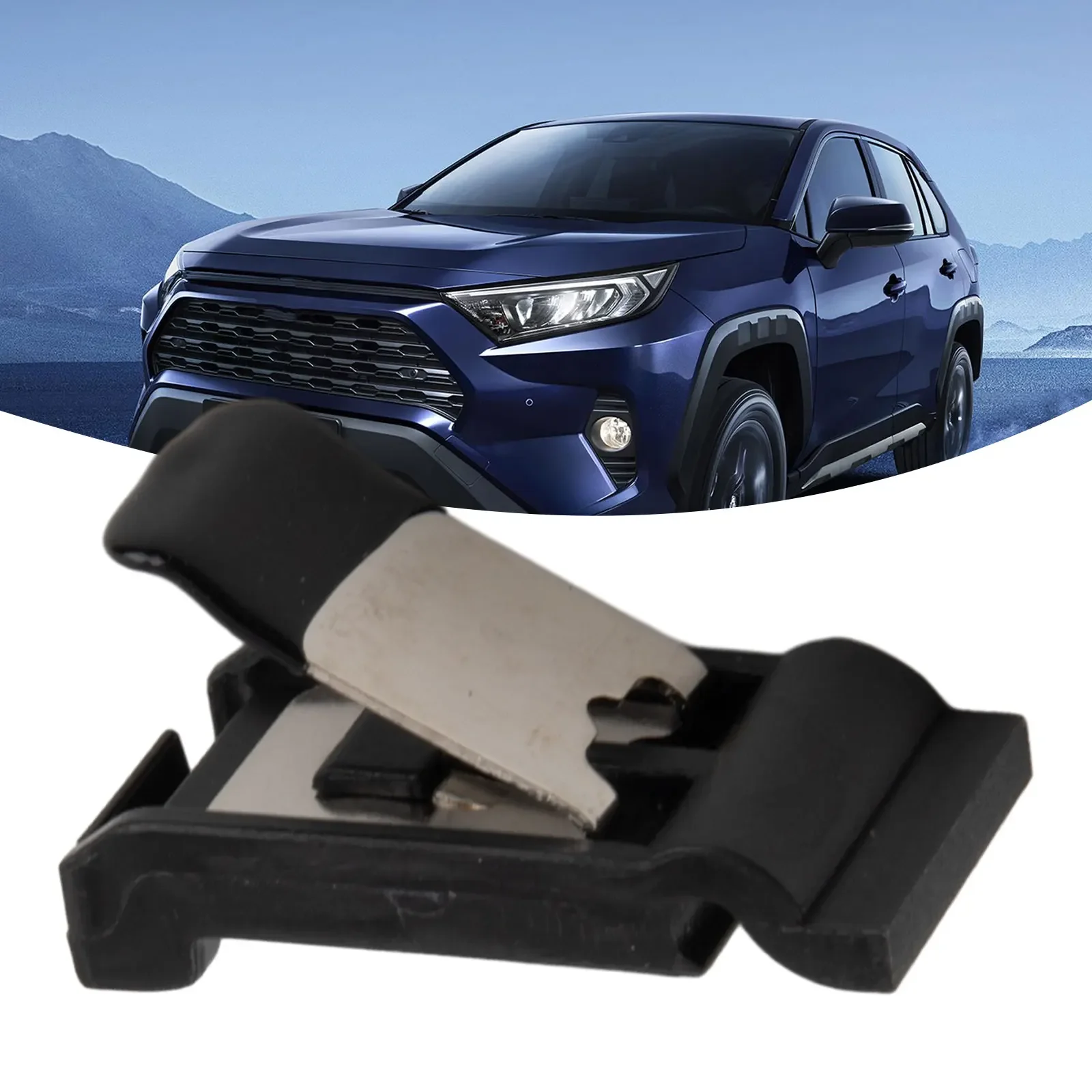 1PC Black ABS 1921RAV-35040 Door Cover Release Spring Clip For Toyota For RAV4 2019-2021 Gas Door Cover Release Spring Clip