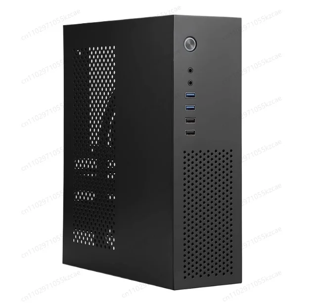 

All aluminum small case, horizontal ITX MATX small 1U power supply matching desktop computer main box