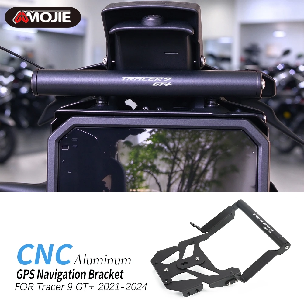 Motorcycle Accessories For YAMAHA Tracer 9 GT+ 9GT+ 2023 2024 GPS Navigation Cross Bar Bracket Extension Phone Holder Mount
