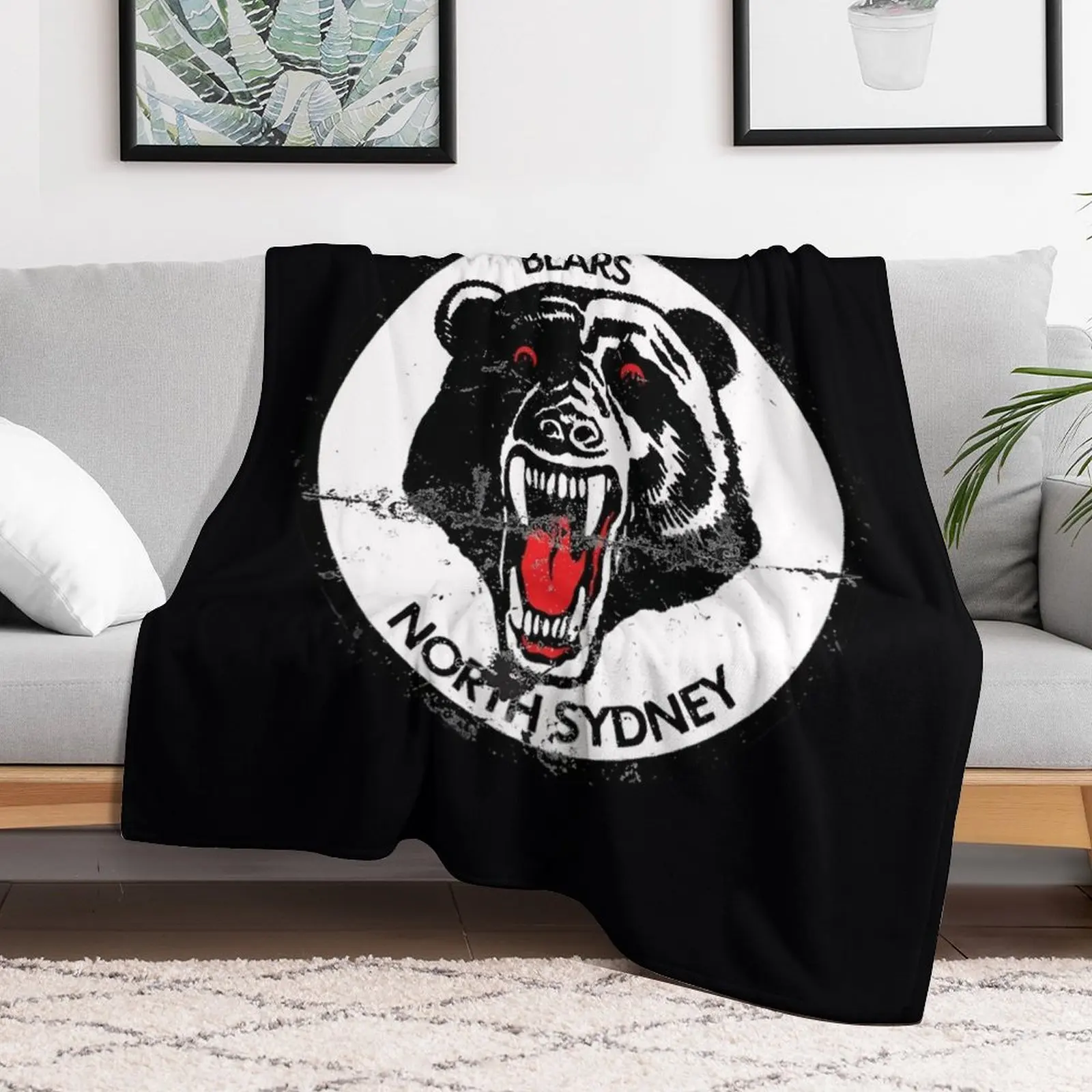 North Sydney Bears Throw Blanket Shaggy Blankets Sofas Of Decoration Decoratives Blankets