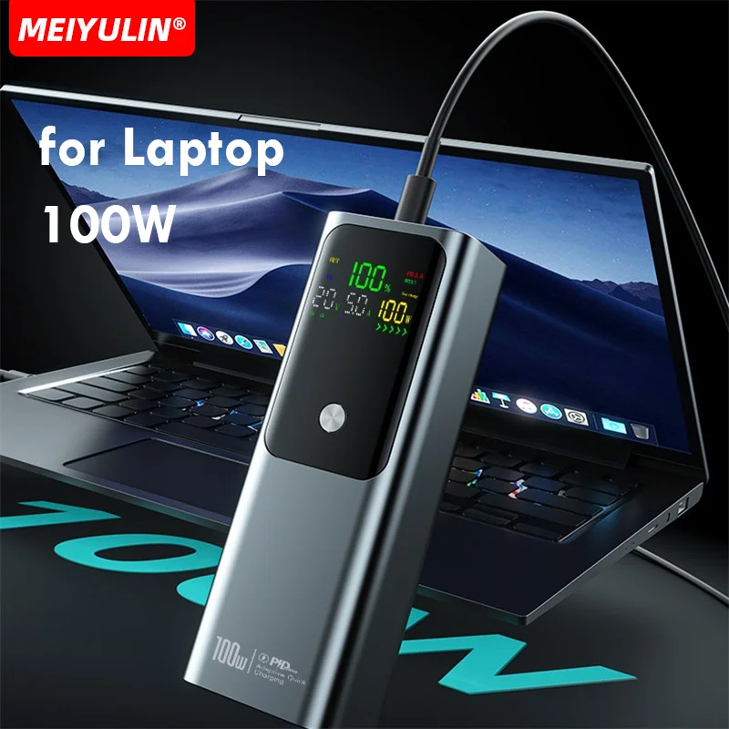 20000mAh PD100W Power Bank Super Fast Charging External Spare Battery Large Capacity Portable Powerbank For Laptop iPhone Xiaomi