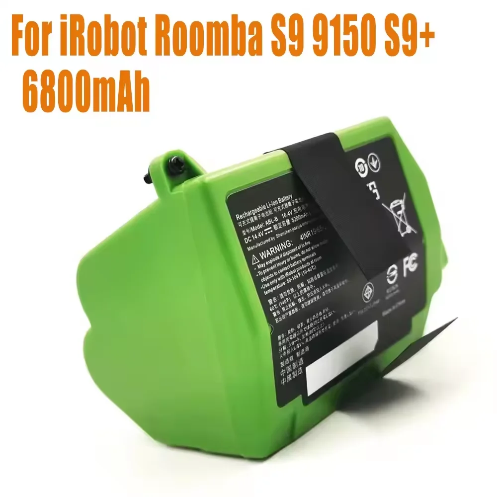 Replacement Sweeper ABL-B Rechargeable Battery for iRobot Roomba S9 9150 S9+ S9550 9550 + S9 Plus S955020 S955880 Robot Vacuum