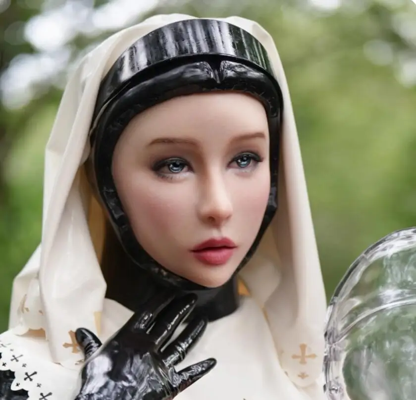(M31 Desire X Closed Set) Dreammask Silicone Rubber Maiden Series Crossdress Female Replaceable Face Full head Kig Mask