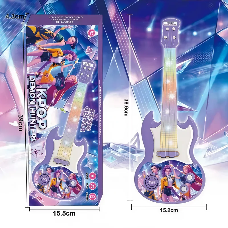 Microphone With Adjustable Stand Led Light Support Mp3 Playback Music Performance Karaoke Singing Anime Peripheral Surprise Gift