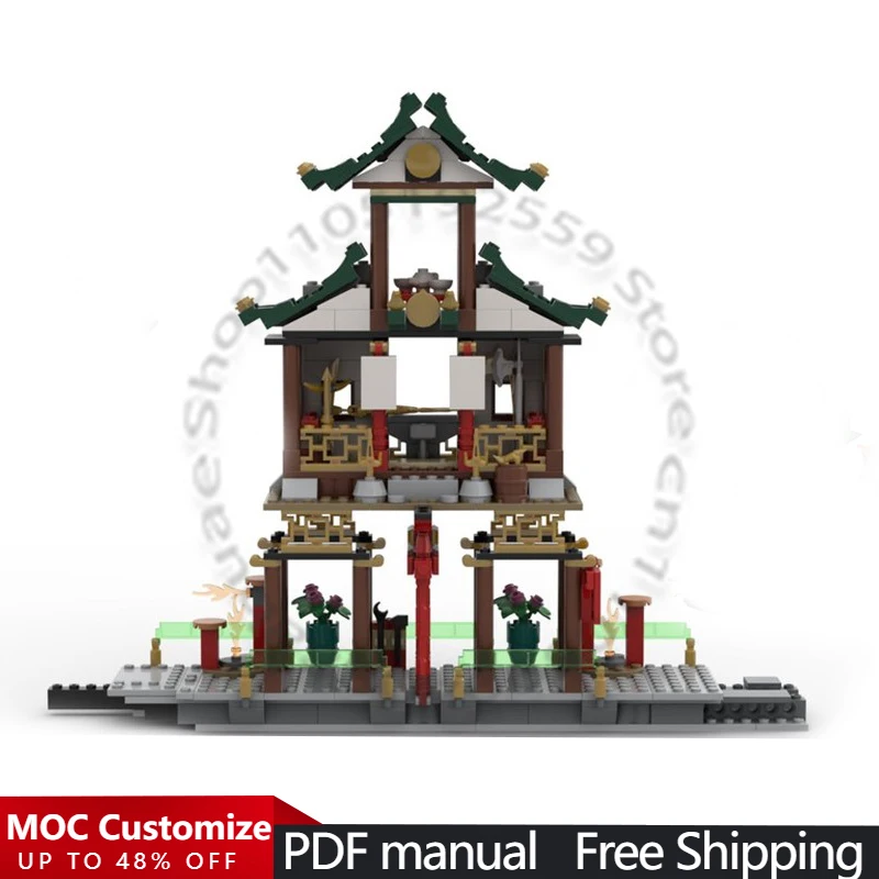 

Модульный конструктор-храм из 329 деталей - Альтернативный дизайн набора 71787 MOC. Модульные строительные блоки для самостоятельной сборки. Игрушка-конструктор для мальчиков. Подарок.