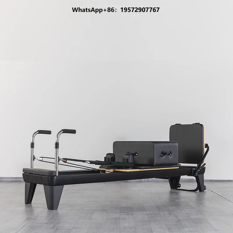 Pilates Reformer Bed Adjustable Springs Eco-Friendly Health Studio Reformer Pilates Machine Professional