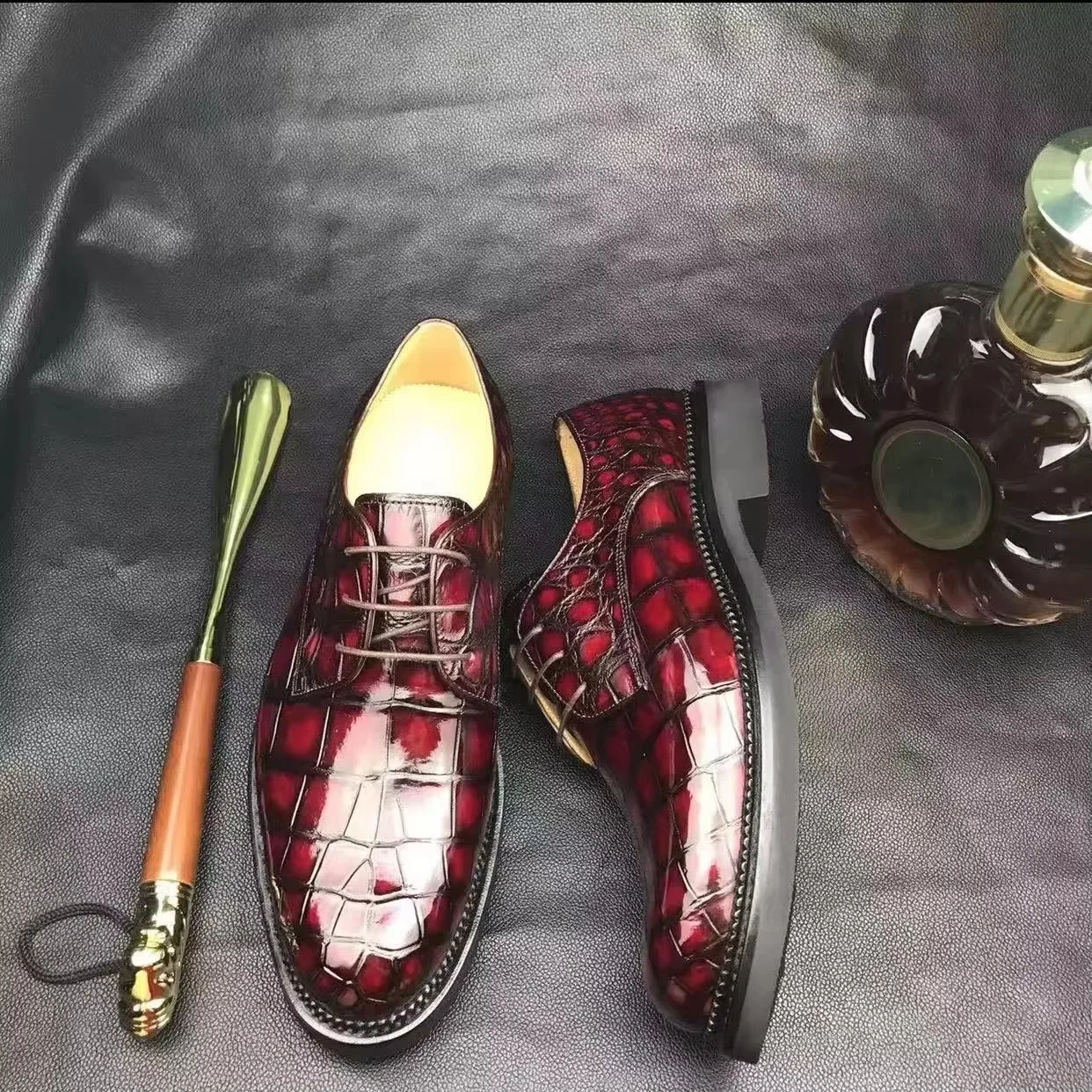 yingshang new men dress shoes male crocodile shoes wedding fashion business office shoes