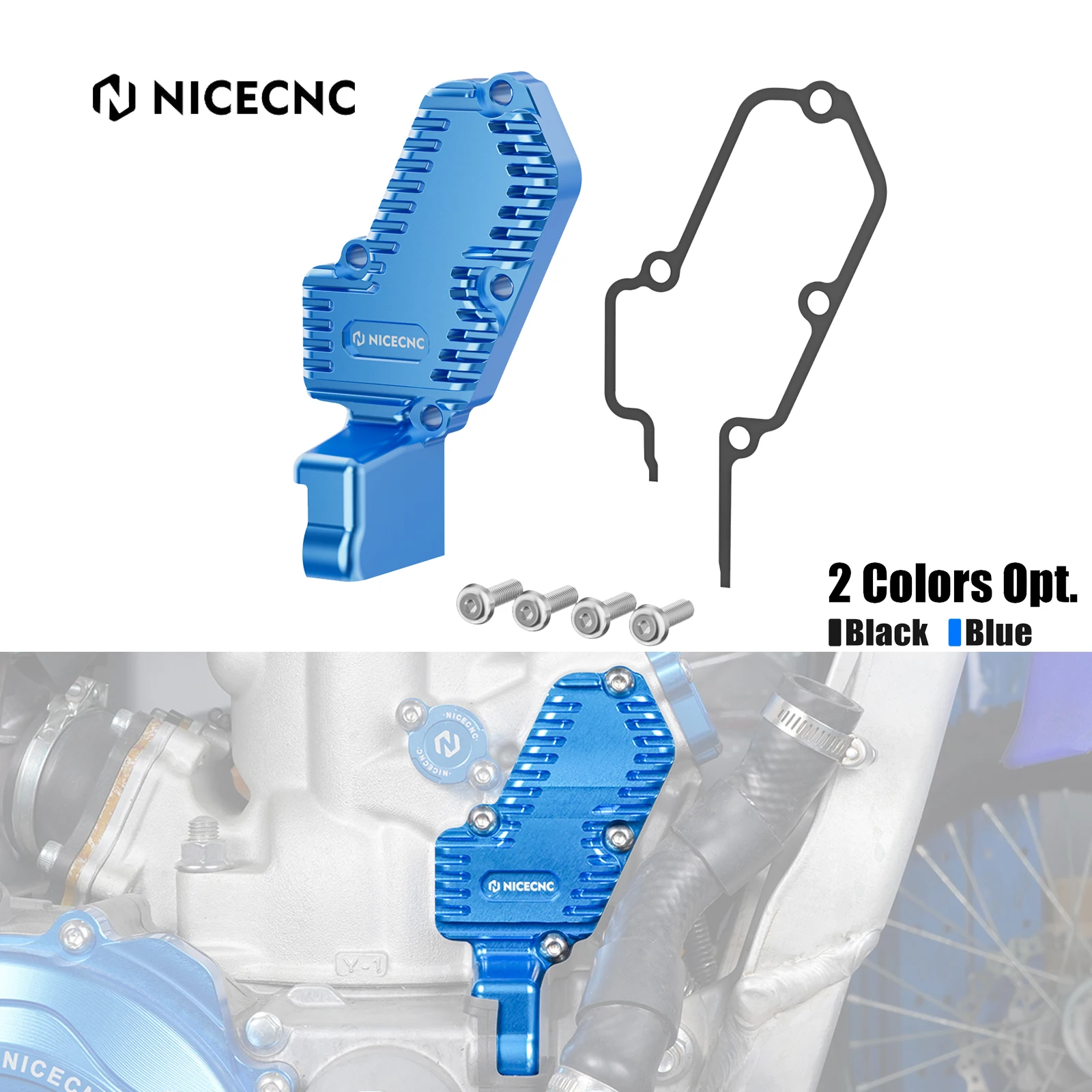 

NICECNC For Yamaha YZ250 YZ 250 1999-2024 YZ250X YZ 250X 2016-2023 Motorcycle Cylinder Power Valve Cover Aluminum 2022 2021 2020