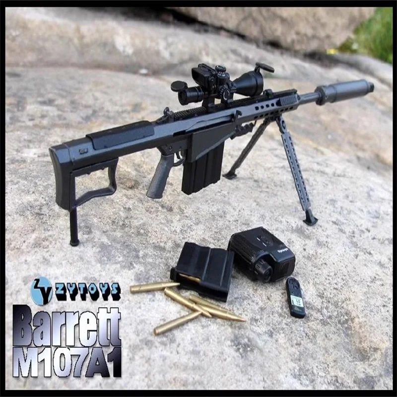 ZYTOYS ZY8028 1/6 Scale Soldier Accessories Military M107A1 Snipe Weapon Plastic Model Toy Fit 12'' Action Figure In Stock