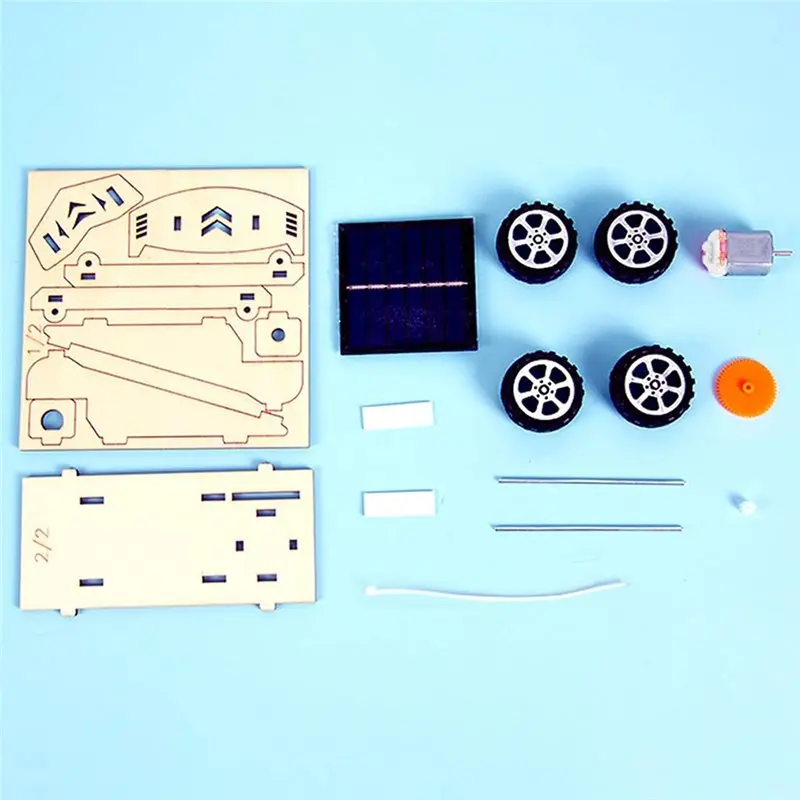 Best-Educational Physics& Engineering Solar-Powered DIY Exploration Vehicle Kit Crafts
