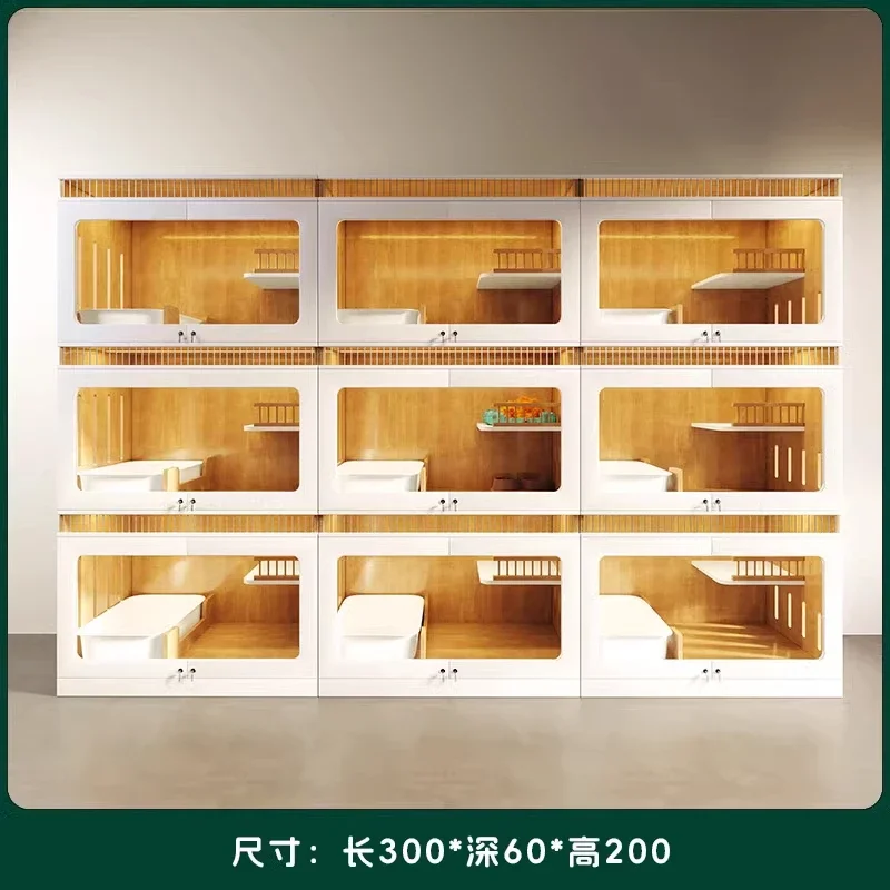 

AAPet Shop Villa Pet Cabinet Solid Wood Cat Cage Nest Cat Delivery Room Breeding Cage Cat Foster Cabinet