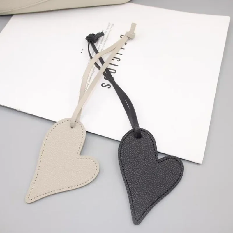 Hot PU Leather Chain Keychain Handmade Heart Key Ring For Women Girls Handbag Pendant Ornament Accessorie Jewelry Gifts